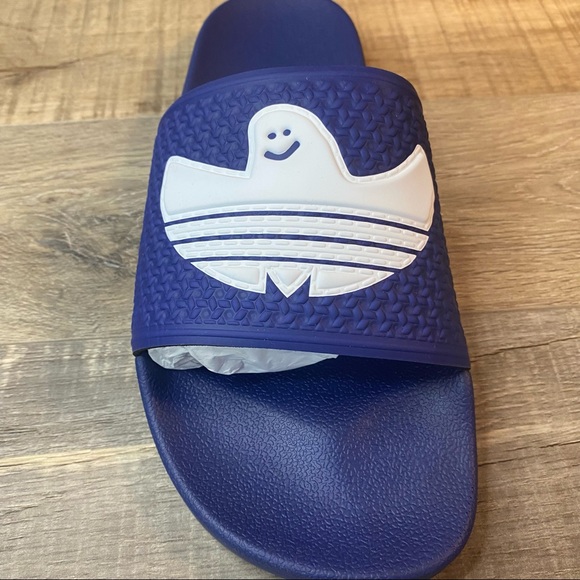 Adidas SHMOOFOIL Slides ‘Victory Blue’ - Picture 2 of 6